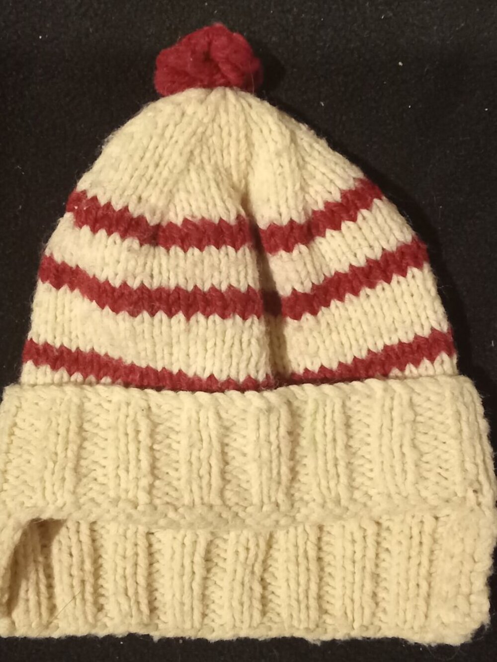 Knit baby/toddler hat